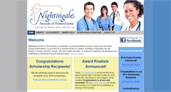 Desktop Screenshot of nightingaleawards.org