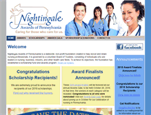 Tablet Screenshot of nightingaleawards.org